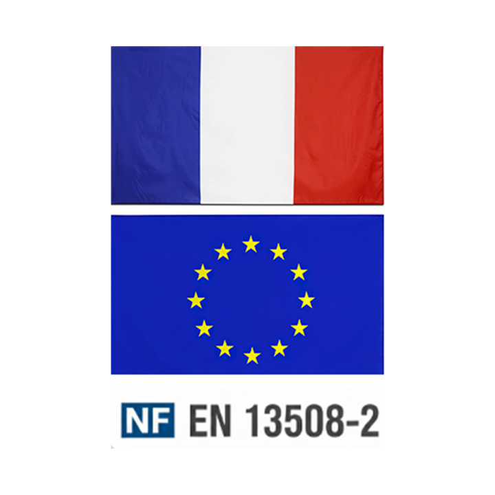 Logo NF EN 13508-2